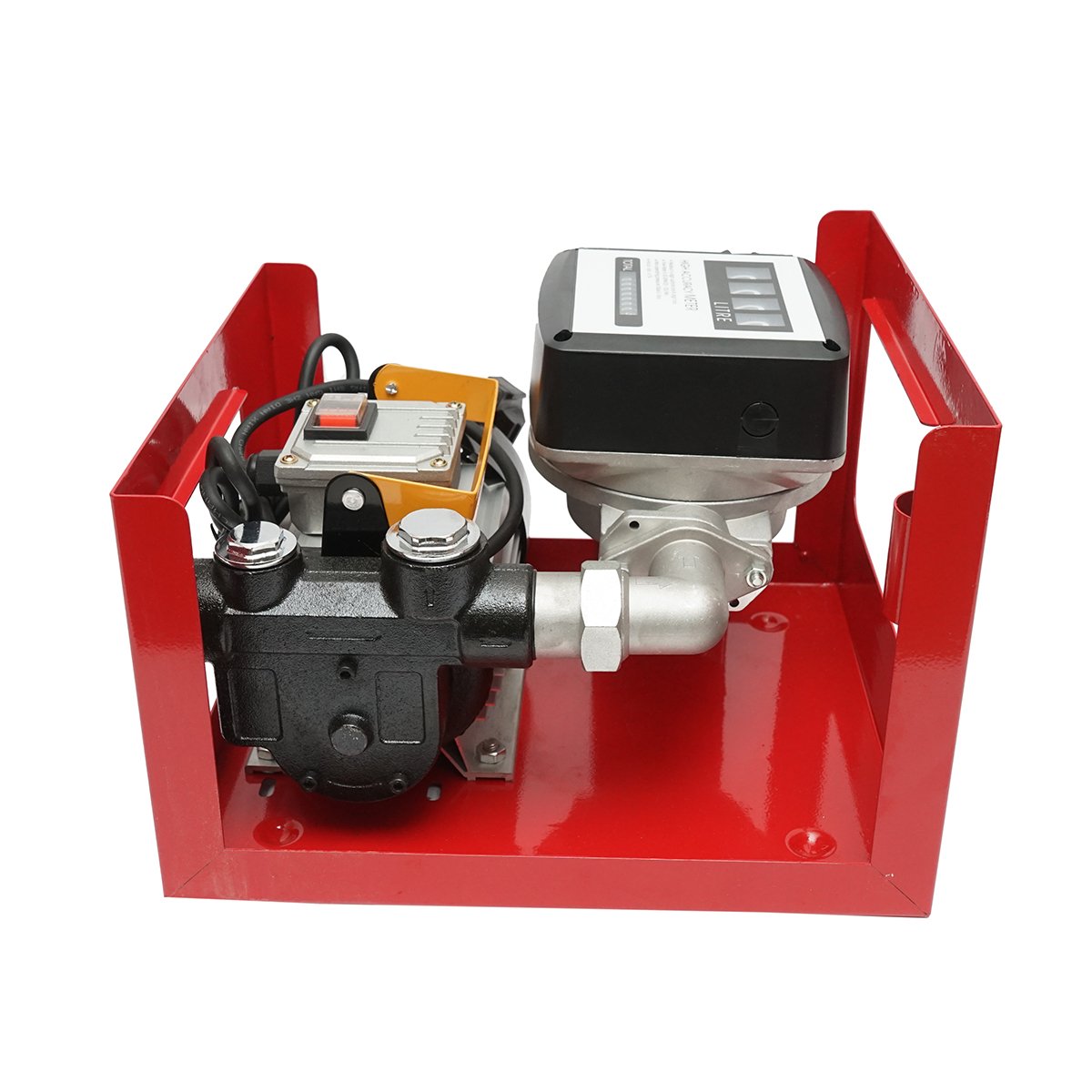 Pompa transfer motorina 220V 550W Breckner Debit 60L/min. (Kit cu contor, furtun aspiratie 1,5M, furtun transfer 4M, Pistol)